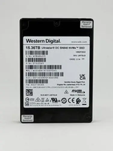 Western Digital Ultrastar DC SN840 15.36TB NVMe U.2 Enterprise SSD