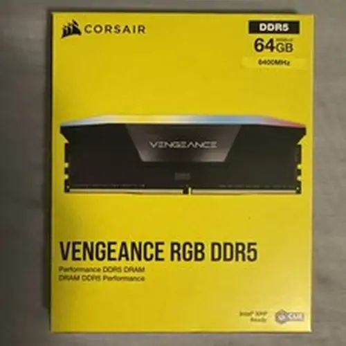 Corsair Vengeance RGB DDR5 64GB (2x32GB) 6400MHz DIMM Intel XMP Ready