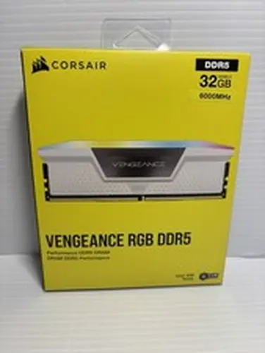 CORSAIR Vengeance RGB 32GB (2x16GB) 288-Pin PC RAM DDR5 6000 (PC5 48000) SEALED