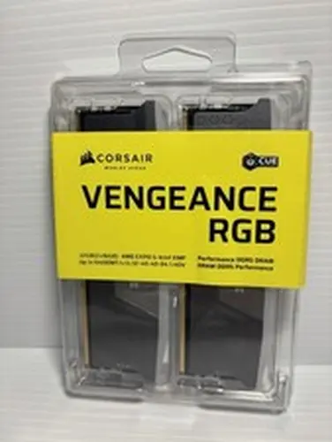 CORSAIR - VENGEANCE RGB 32GB (2x16GB) DDR5 6400MHz C32 AMD EXPO & Intel XMP U...
