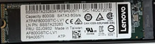 100% LOW hour Lenovo 800GB SATA3 6Gbps NVMe M.2 2280 Internal Enterprise SSD 1TB