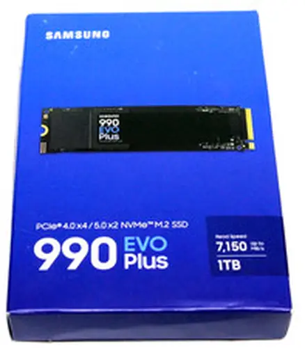 Samsung 1TB 990 EVO Plus PCIe 5.0 x2 4.0 x4 M.2 Internal SSD 100% Health