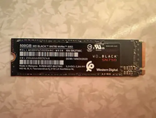 WD_BLACK SN750 500GB NVMe M.2 2280 Internal SSD PCIe Gen3
