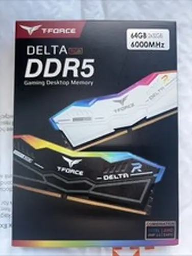 T-Force Delta RGB DDR5 64GB White RAM Memory (Completely Unused, Priced To Sell)