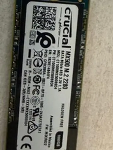 1TB M.2 SSD Crucial MX500 2280mm SATA Solid State Drive Micron CT1000MX500SSD4