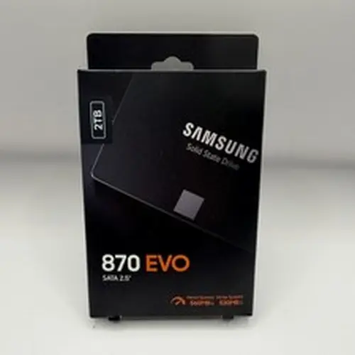 Samsung 870 EVO 2TB 2.5” SATA III Internal SSD Solid State Drive - Black
