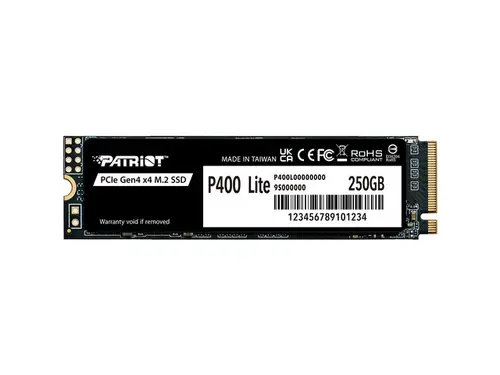 Patriot P400 Lite NVMe PCIe Gen 4.0 x4 M.2 2280 Internal SSD - 250GB