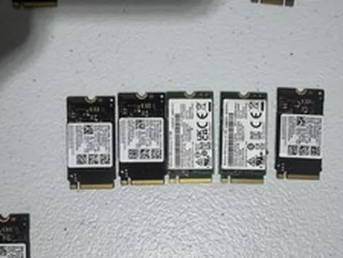 Lot of 5 M.2 NvME SSD 128gb 2242