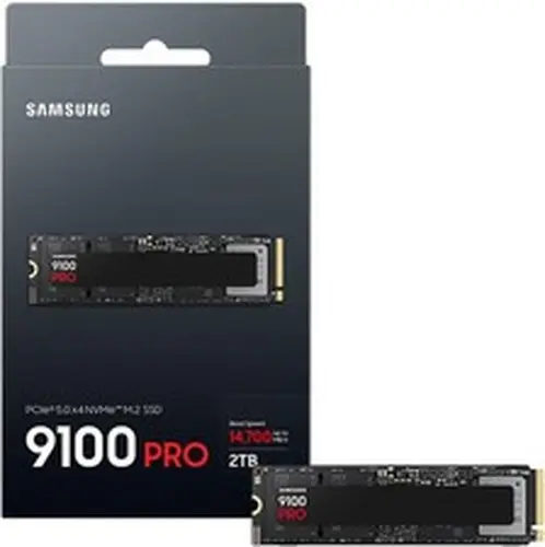 Samsung 9100 PRO 2TB PCIe 5.0 x4 NVMe M.2 SSD – 14,700 MB/s (MZ-VAP2T0B/AM)
