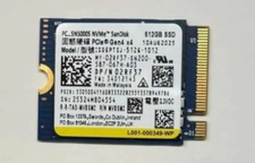 SanDisk 512GB SSD - SN5000S M.2 2230 NVMe PCIe Gen4x4 SDEPTSJ-512G-1012