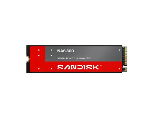 SanDisk 960GB NAS 800 NVMe PCIe 5.0x4 M.2 2280 Internal SSD - SDSNP2960GAN-000E0