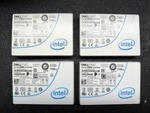 Intel DC P4610 6.4TB U.2 NVMe SSD SSDPE2KE064T8T Dell 92F30 1% 3DWPD