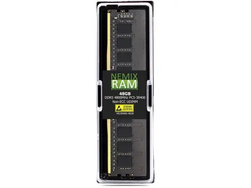 NEMIX RAM 64GB (2X32GB) DDR5 5200MHZ PC5-41600 2Rx8 1.1V CL44 288-PIN Non-ECC Unbuffered UDIMM Desktop PC Memory KIT Compatible with ASRock Z790...
