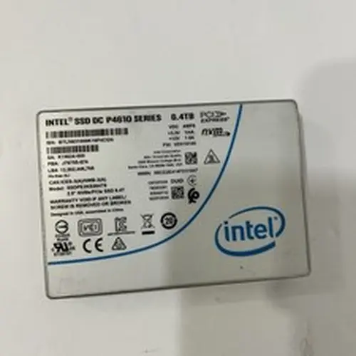 Intel DC P4610 Series 6.4TB NVMe PCIe 2.5in U.2 Internal SSD SSDPE2KE064T8