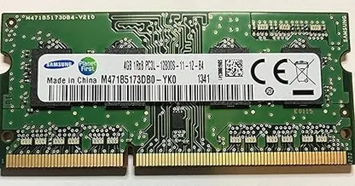 Samsung ram Memory 4GB (1 x 4GB) DDR3 PC3-12800,1600MHz, 204 PIN, SODIMM for laptops