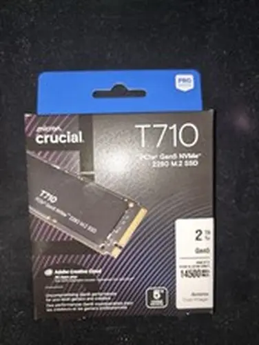 Crucial T710 2TB Micron Pro Series Gen5 M.2 NVMe SSD - Great Condition