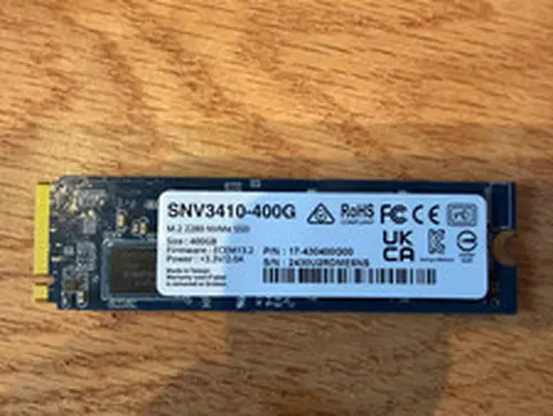 Synology SNV3410-400G 400GB M.2 2280 NVMe PCIe Internal SSD