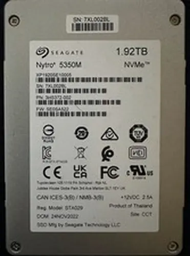 Seagate Nytro 5350M 1.92TB PCIE 4.0 NVME U.2.5in SSD XP1920SE10005 New