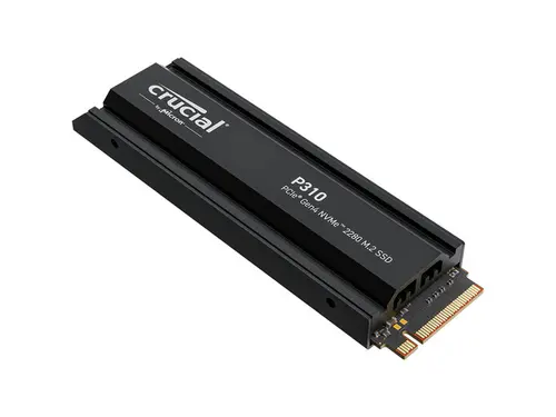 Crucial P310 2280 1TB PCIe Gen4 NVMe Gaming PS5 SSD with Heatsink, Up to 7,100MB/s, PlayStation5, Laptop & Desktop (PC) Compatible, Solid State...