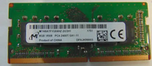 Micron 8GB DDR4 PC4-2400T-SA1-11 / 1Rx8 SODIMM Laptop Memory RAM