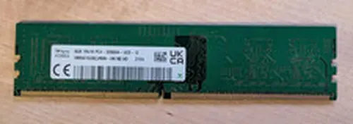 SK hynix 8GB (1 Stick) PC4-25600 DDR4 3200 1Rx16 DIMM PC Memory HMAA1GU6CJR6N-XN