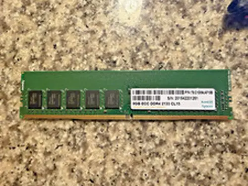 Apacer 8GB DDR4-2133 ECC UDIMM 2Rx8 PC4-17000 78.C1GM4.AF10B CL15