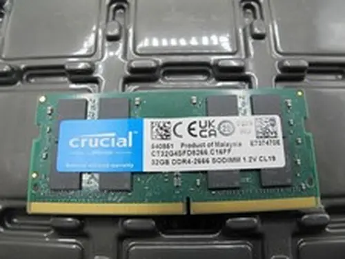 Crucial 32GB PC4-21300 (DDR4-2666) Memory (CT32G4SFD8266)