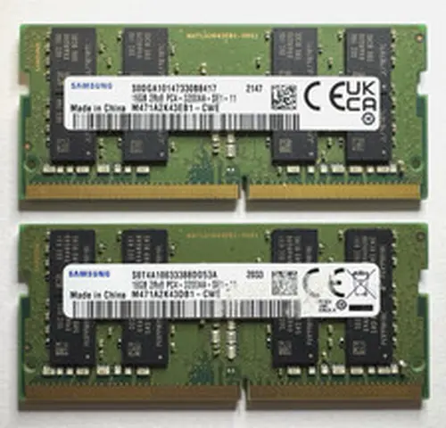 Samsung 32GB Kit (2x16GB) DDR4 3200MHz SODIMM Laptop Memory RAM