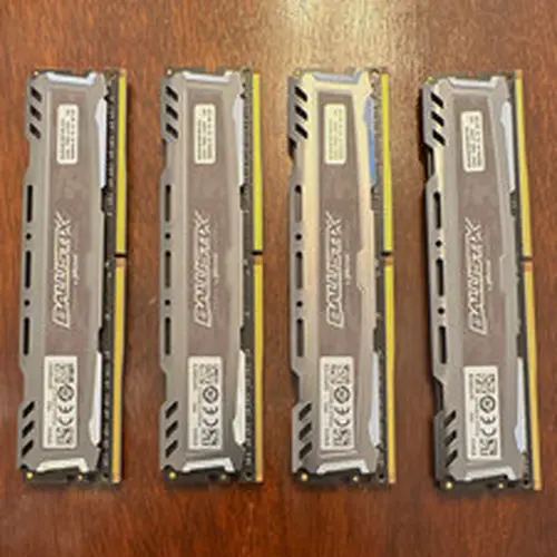 Ballistix DDR4-2666 32GB (4x8GB) UDIMM 288-Pin XMP RAM BLS8G4D26BFSBK.8FD