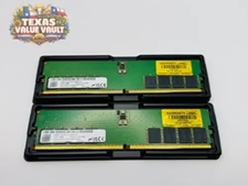 Micron 64GB (2x32GB) 2Rx8 (PC5-38400) DDR5-4800MHz UDIMM RAM Desktop Memory
