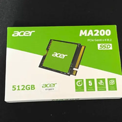 Acer MA200 512GB PCIe Gen4x4 M.2 Internal SSD 5200MB/s Read 4400MB/s