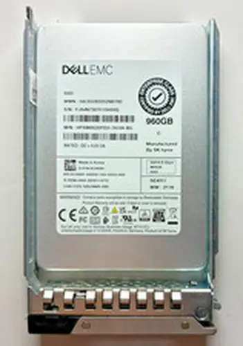 Dell C0K9Y 960GB SATA RI 2.5in SSD HFS960G32FEH-7A10A 100% Health 0DXD9H Caddy