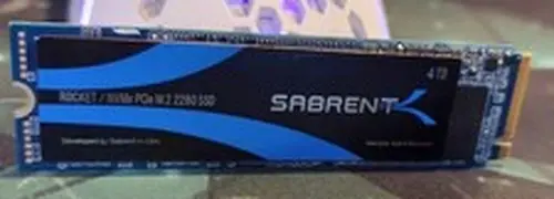 SABRENT Rocket NVMe PCIe 4TB M.2 2280 SSD SB-ROCKET-4TB Good Condition