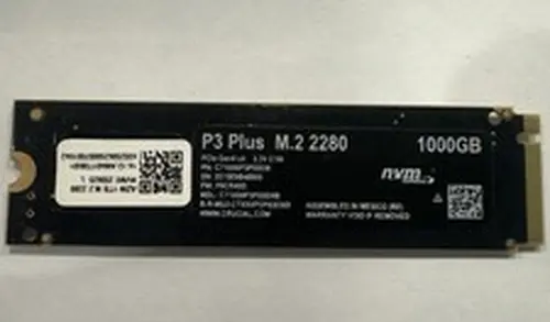 Crucial P3 Plus 1TB NVMe SSD