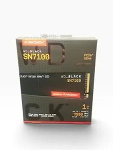WD BLACK SN7100 1TB NVMe Gen4 PCIe M.2 2280 Internal Gaming SSD WDS100T4X0E
