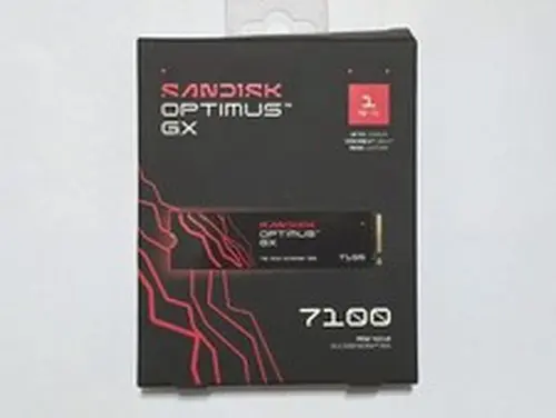 SanDisk Optimus GX 7100 1TB NVMe PCIe 4.0 x4 M.2 2280 SSD 7250MB/s