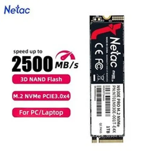 Netac 512GB M.2 2280 Internal SSD NVMe PCIe3.0 Solid State Drive