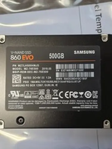 Samsung 860 EVO 500gb SATA III V-nand SSD Mz-76e500 165E