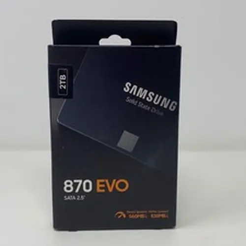 Samsung 870 EVO 2TB 2.5" SATA SSD - Black