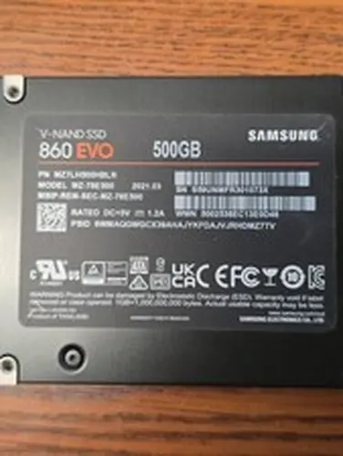 Samsung 860 EVO 500gb SATA III V-nand SSD Mz-76e500 073X
