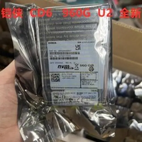 NEW Kioxia CD6 Series 960GB 2.5" Enterprises NVMe Pcie U.2 KCD6XLUL960G SSD