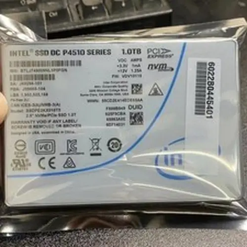 Intel 1TB P4510 Series SSD DC NVME U.2.5" SSDPE2KX010T8 Solid State Drive