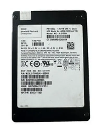HPE SAMSUNG PM1633a 1.92TB 2.5" SAS SSD 12Gbps/512b/Less Hrs/Perfect 100% HEALTH