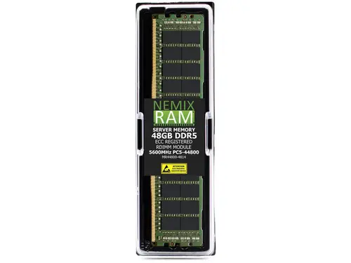 NEMIX RAM 48GB (1X48GB) DDR5 5600MHZ PC5-44800 1Rx4 1.1V CL46 288-PIN ECC RDIMM Registered Server Memory KIT Compatible with Kingston...