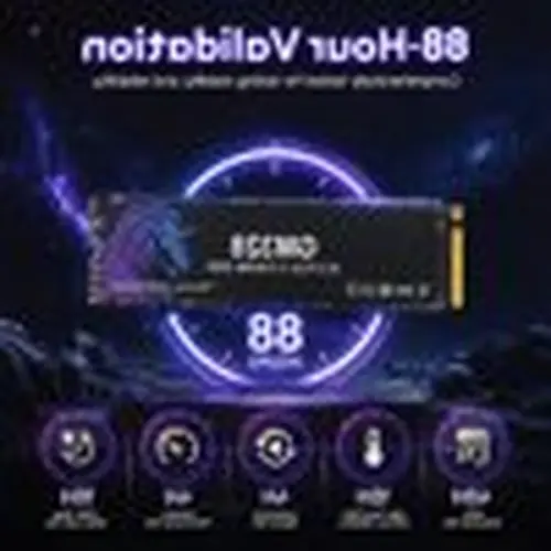 1 Pack 256GB NVMe SSD, .2 2280 PCIe Gen3x4 Internal Solid State Drive, TLC NAND, for Laptops and Desktop