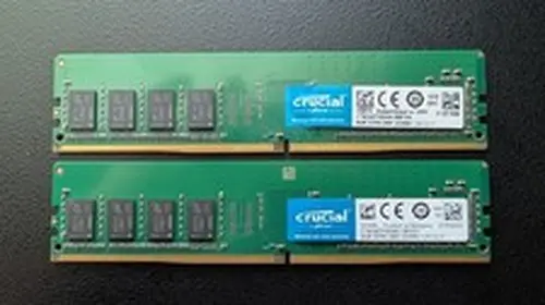 Crucial 16GB 2x8GB DDR4-2400 PC4-19200 CL17 Desktop RAM