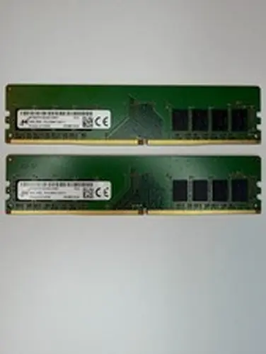 Micron 16GB Kit 2x8GB DDR4 2666MHz PC4-2666V UDIMM Desktop RAM