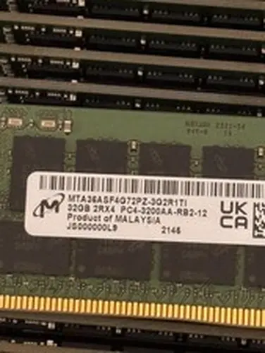 MTA36ASF4G72PZ-3G2R1 MICRON 32GB (1X32GB) 2RX4 PC4-3200AA SERVER MEMORY