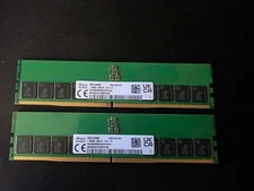 SK hynix 64GB (2x32GB) DDR5 5600 UDIMM 2Rx8 Non-ECC HMCG88AGBUA081N Desktop RAM