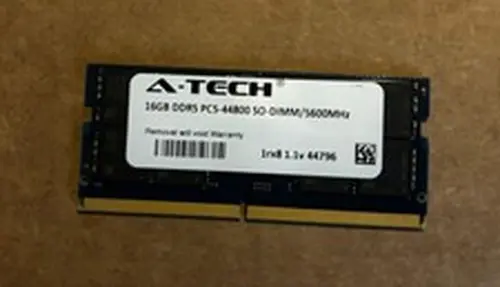 A-Tech Single 16GB DDR5 5600 MHz Laptop SODIMM PC5-44800 Notebook Memory RAM